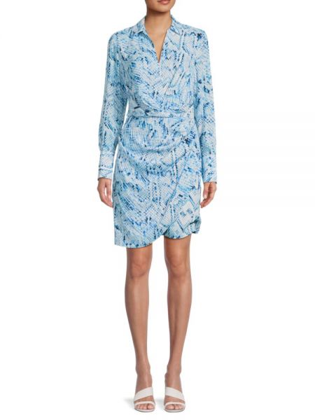 Платье-рубашка с принтом со змеиным принтом Calvin Klein