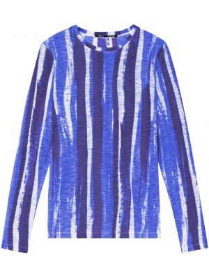 Bombažna bluza s potiskom z abstraktnimi vzorci Proenza Schouler