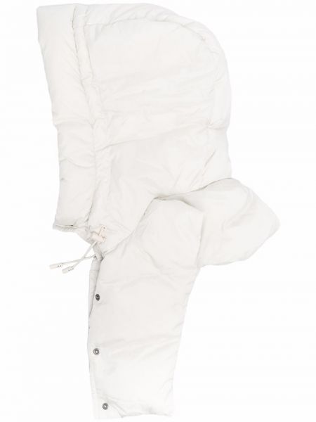 Gorra con cordones con capucha Yves Salomon blanco