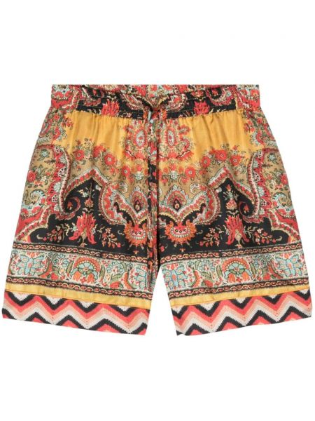 Blomstret bermudashorts Pierre-louis Mascia gul