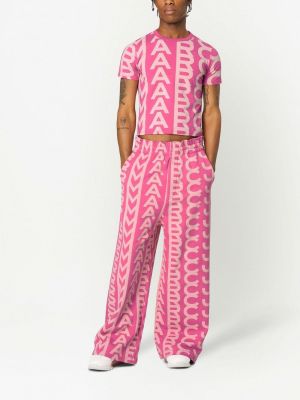 Sportinės kelnes oversize Marc Jacobs rožinė