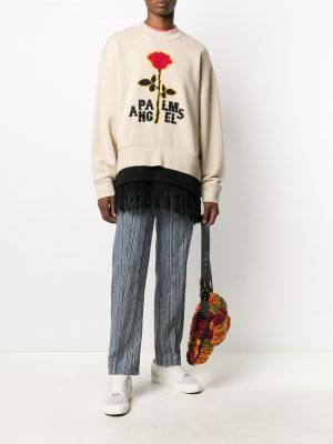 Siuvinėtas džemperis su kutais Palm Angels