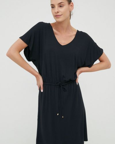Emporio Armani Underwear ruha fekete, mini, egyenes