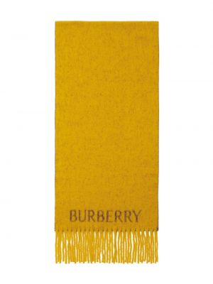 Echarpe en tricot Burberry jaune