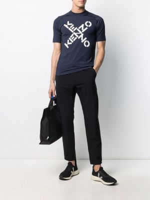 Camiseta slim fit Kenzo azul