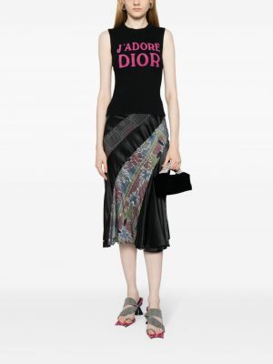 Top mit print Christian Dior