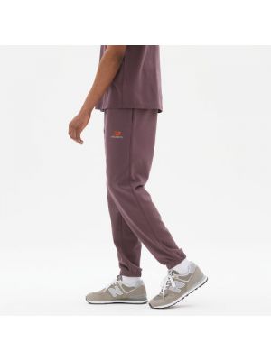 Pantalon de sport en coton New Balance rouge