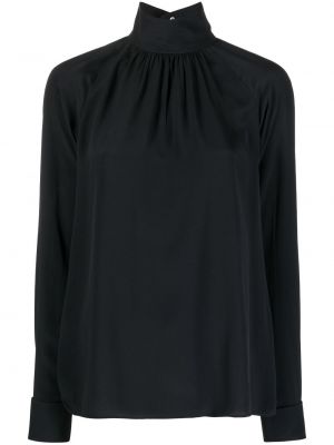 Bluza iz krep tkanine N°21 črna