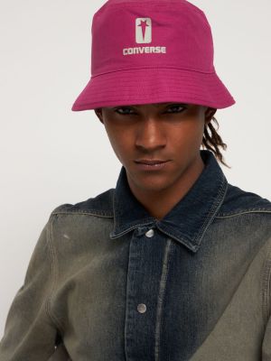 Kokvilnas cepure Drkshdw X Converse rozā