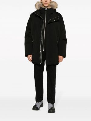 Dūnu jaka ar kažokādu ar kapuci Mackage melns