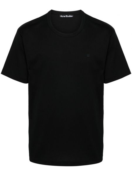Bavlnené tričko Acne Studios čierna
