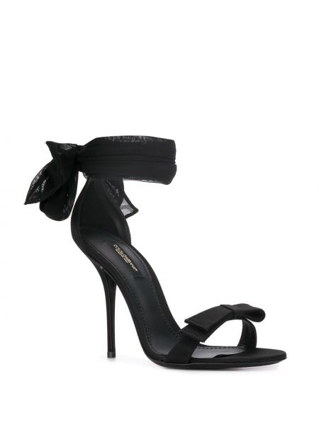 Sandalias de tul Dolce & Gabbana negro