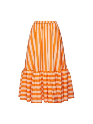 Długa spódnica La Doublej pomarańczowa