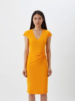 Платье-карандаш Patrizia Pepe оранжевое