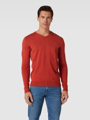 Dzianinowy sweter Tom Tailor czerwony