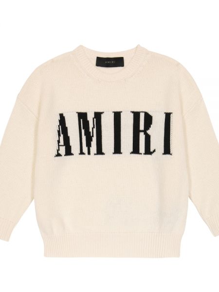 Bomull kashmir strikkegenser for jenter Amiri Kids