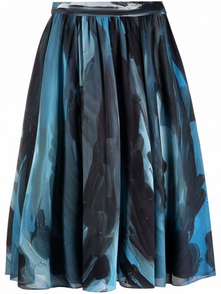 Falda con estampado Moschino azul