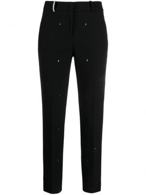 Pantaloni con cristalli Peserico nero