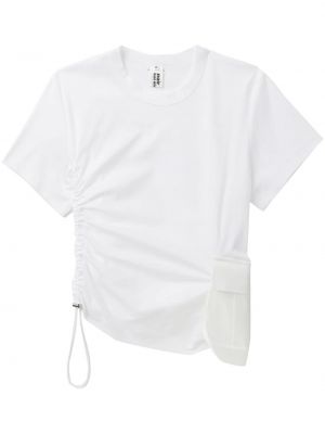 Koszulka bawełniana z krótkim rękawem z dżerseju Noir Kei Ninomiya - biały