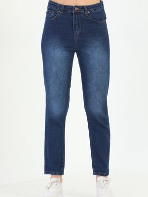 Skinny džíny s vysokým pasem Bi̇keli̇fe modré