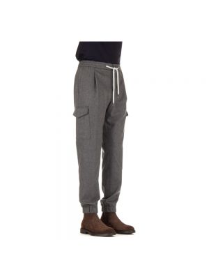 Pantalones cargo de franela Pt Torino gris