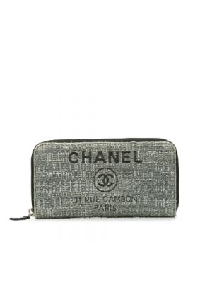 Portfel Chanel Vintage szary