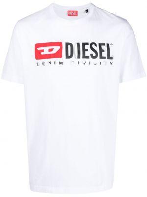 Koszulka bawełniana z nadrukiem Diesel