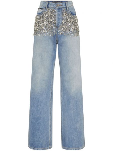 Flared jeans med rhinsten Philipp Plein