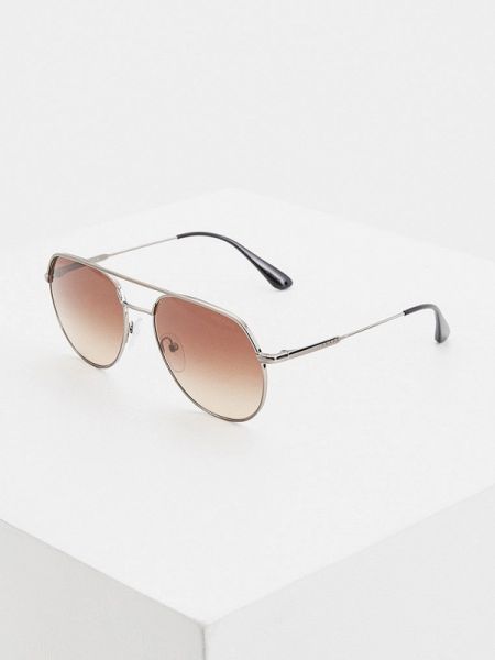 Солнцезащитные очки Prada, серебряные