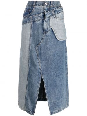 Spódnica jeansowa Feng Chen Wang niebieska