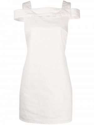 Mini vestido con la espalda descubierta Givenchy blanco