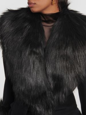 Μάλλινο γυναικεία παλτό κασμίρ Dolce&gabbana μαύρο
