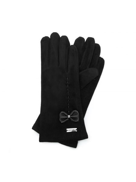 Rękawiczki z kokardką Wittchen czarne