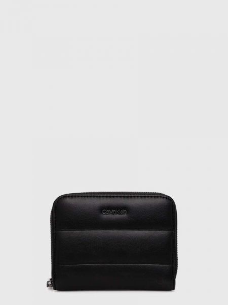 Mały portfel na zamek Calvin Klein czarny