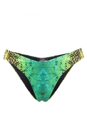 Bikini à imprimé à motif serpent Noire Swimwear