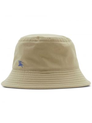 Medvilninis kepurė Burberry smėlinė