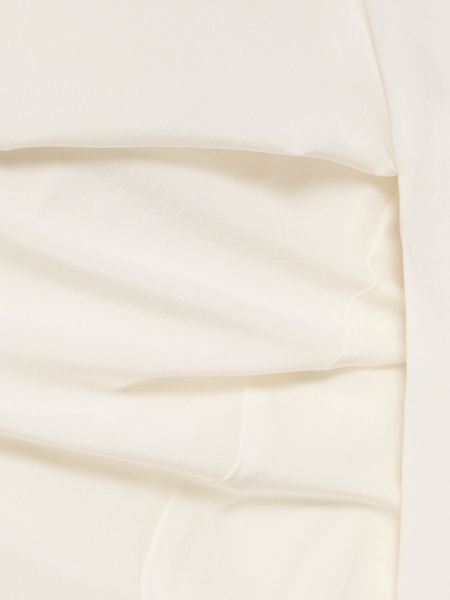 Viskózové dlouhé šaty Proenza Schouler biela