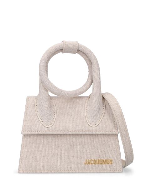 Bolso clutch de lino de algodón Jacquemus