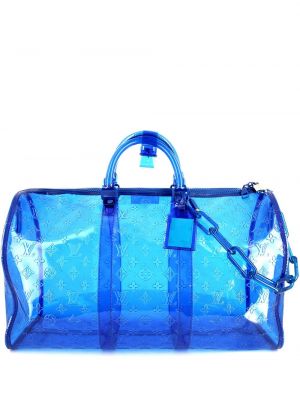 Пътна чанта Louis Vuitton синьо