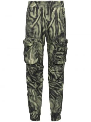 Pantalon à imprimé à imprimé camouflage Diesel