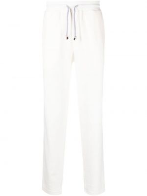 Pantalon de joggings slim Brunello Cucinelli blanc