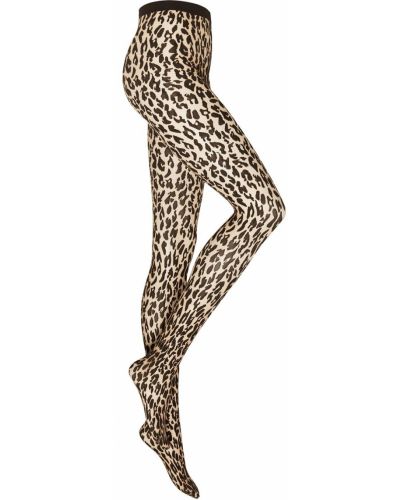 Pančuchové nohavičky s leopardím vzorom Wolford