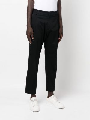 Rovné kalhoty Low Brand černé