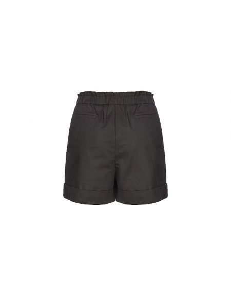 Leinen shorts mit reißverschluss Pinko schwarz