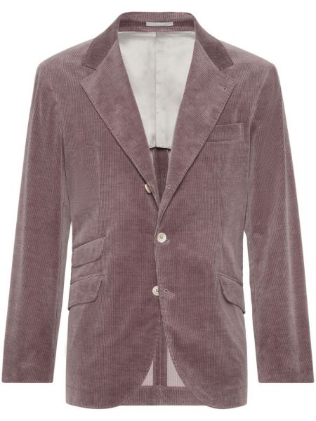 Blazer aus baumwoll Brunello Cucinelli rot