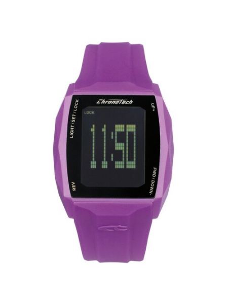 Фиолетовые часы Chronotech