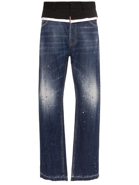 Baggy jeans Dsquared2 blå