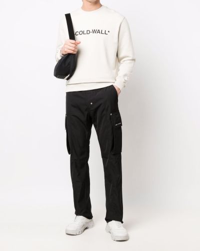 Sweatshirt aus baumwoll mit print A-cold-wall* weiß