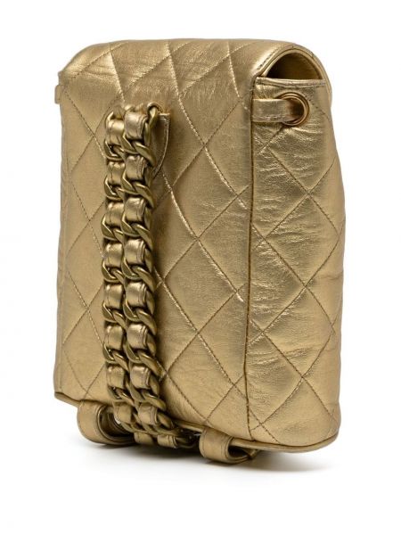 Pikowana torba Chanel Pre-owned złota