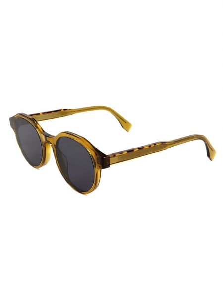 Okulary przeciwsłoneczne Fendi khaki